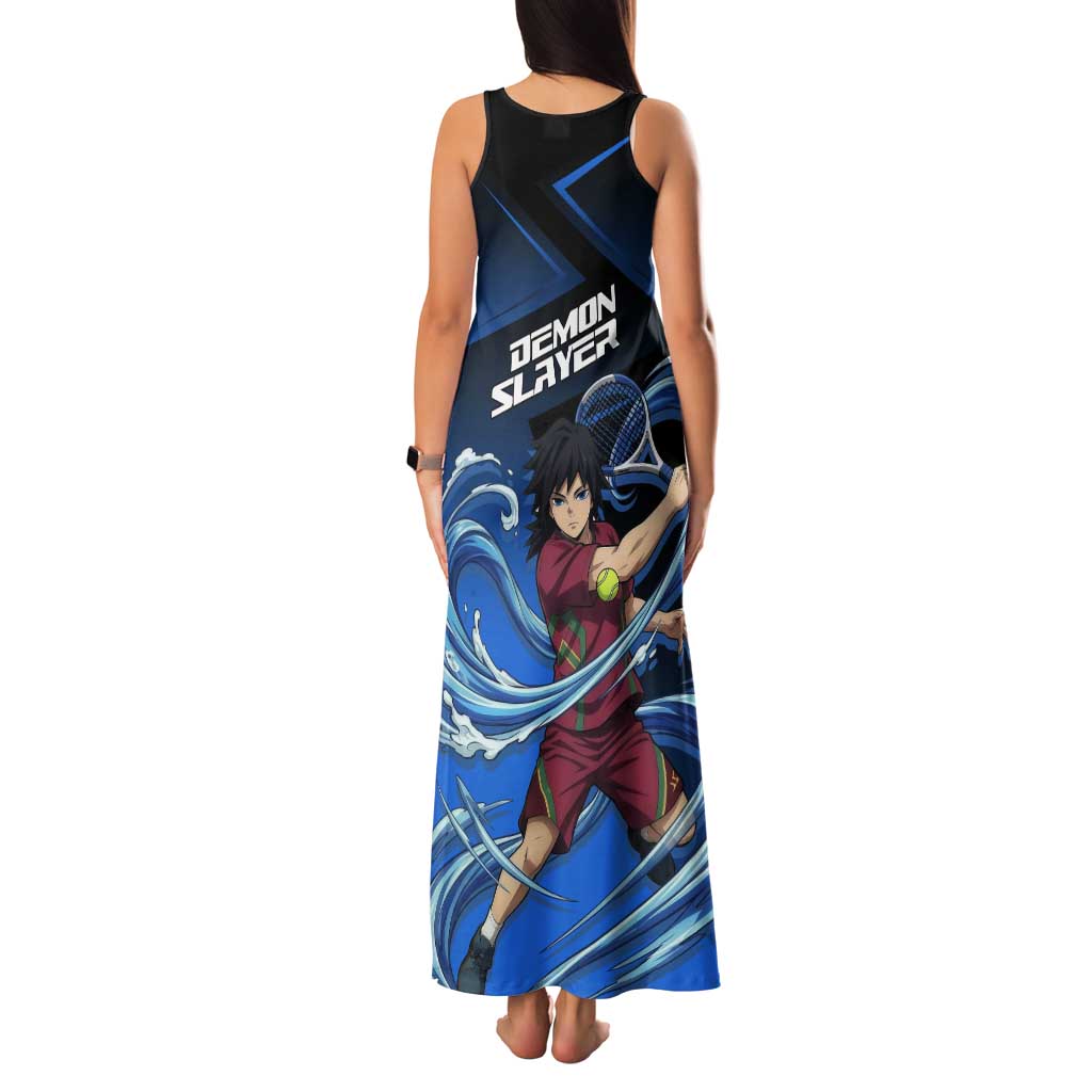 Giyuu Tomioka Water Serve Tank Maxi Dress Sporty Anime Mashup Style