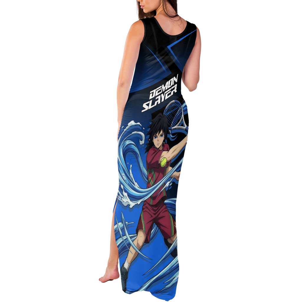 Giyuu Tomioka Water Serve Tank Maxi Dress Sporty Anime Mashup Style
