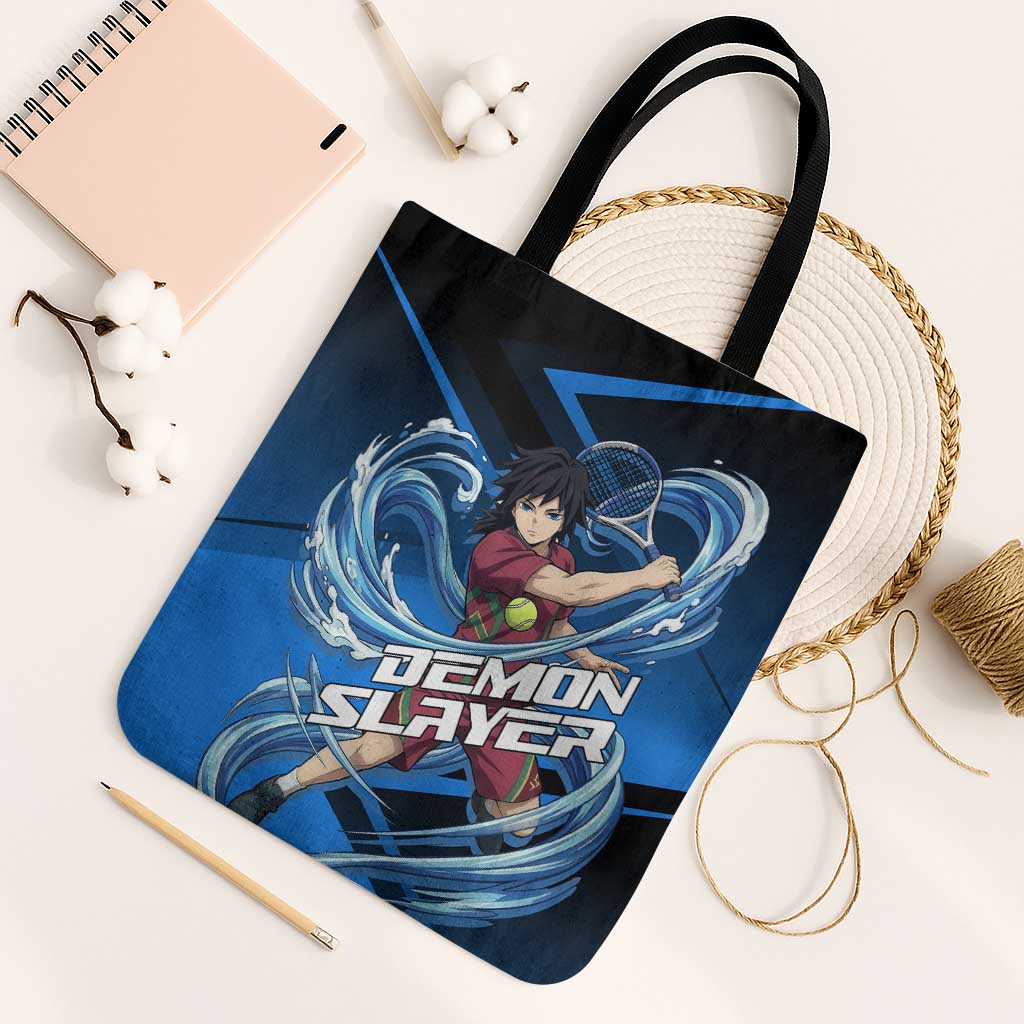 Giyuu Tomioka Water Serve Tote Bag Sporty Anime Mashup Style