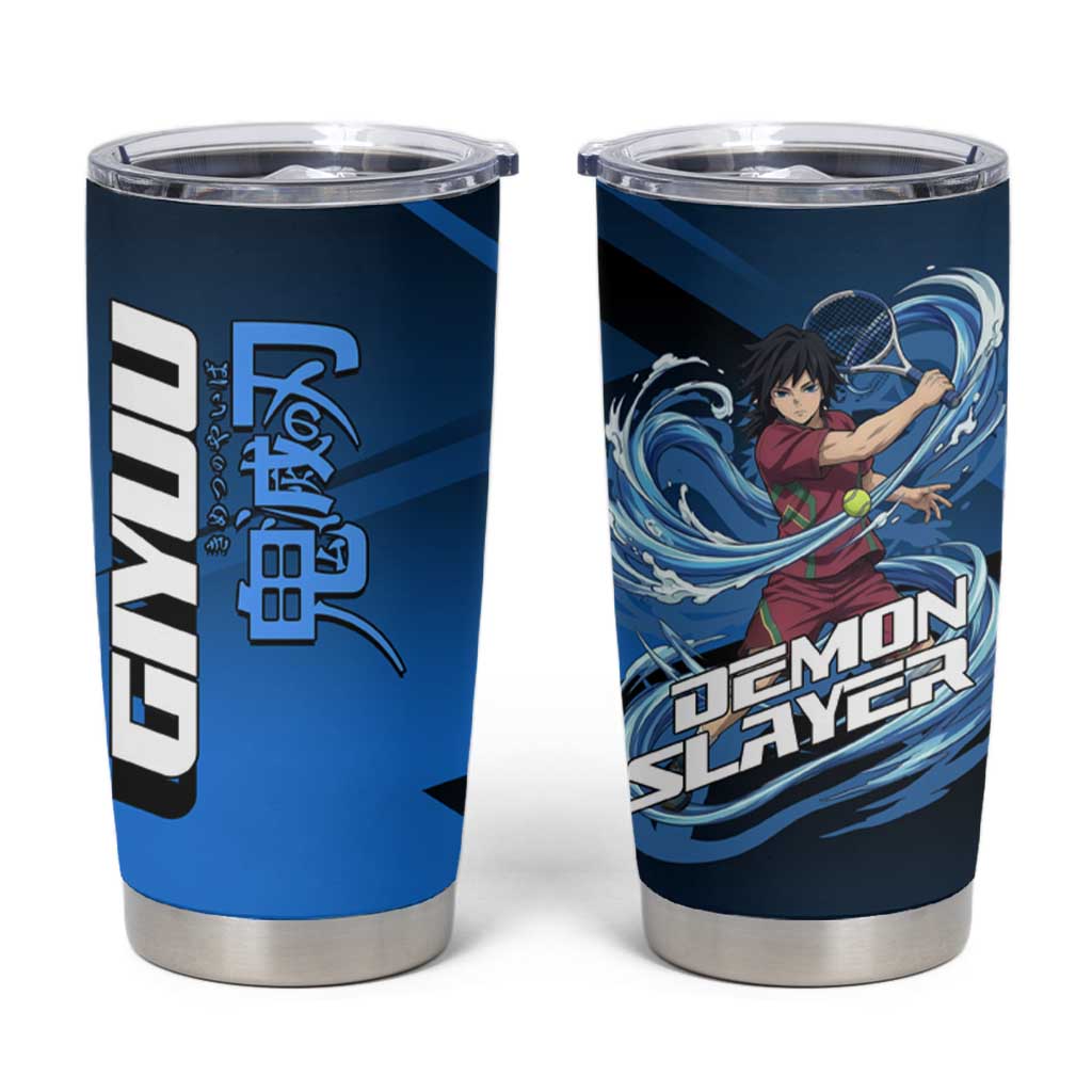 Giyuu Tomioka Water Serve Tumbler Cup Sporty Anime Mashup Style