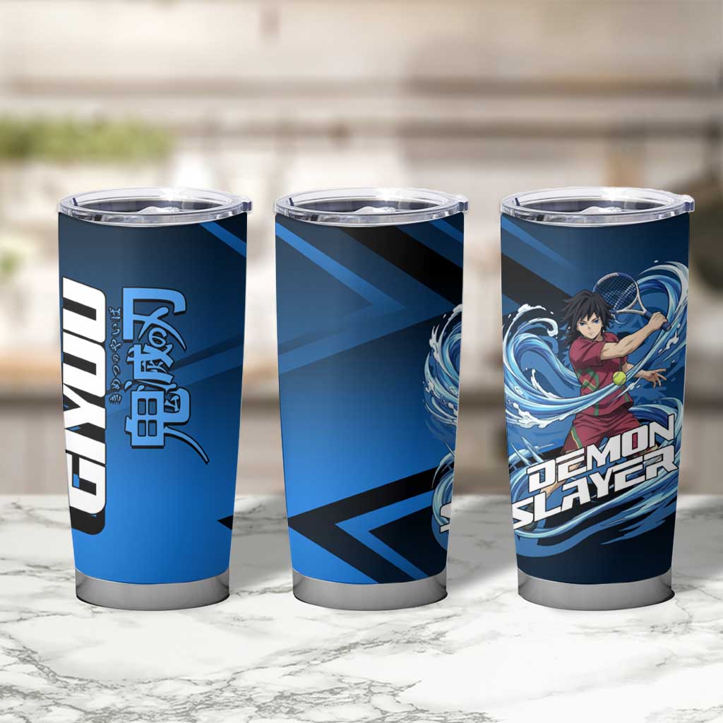 Giyuu Tomioka Water Serve Tumbler Cup Sporty Anime Mashup Style
