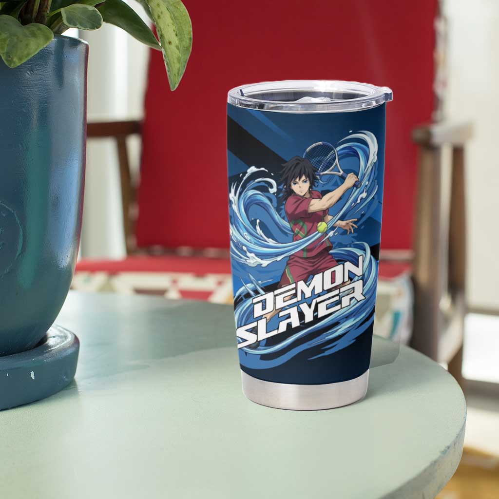 Giyuu Tomioka Water Serve Tumbler Cup Sporty Anime Mashup Style