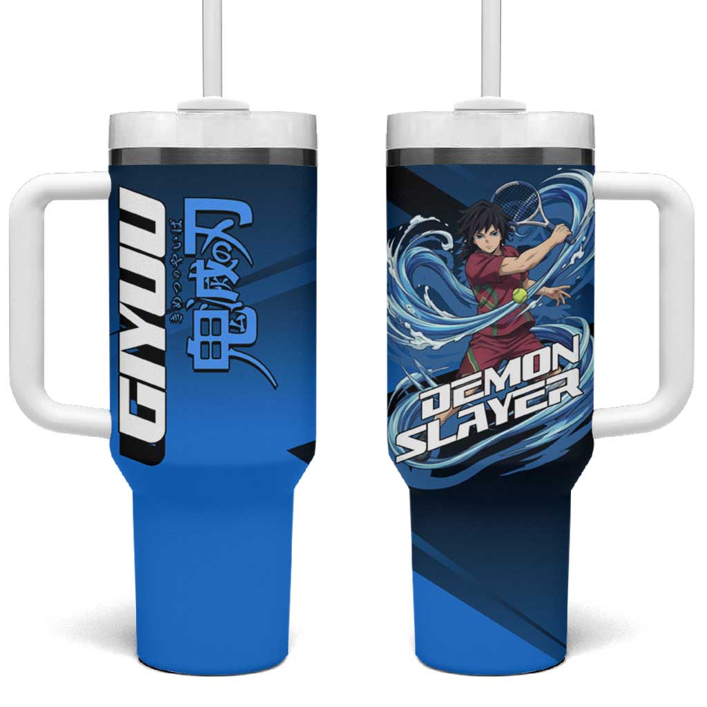 Giyuu Tomioka Water Serve Tumbler With Handle Sporty Anime Mashup Style