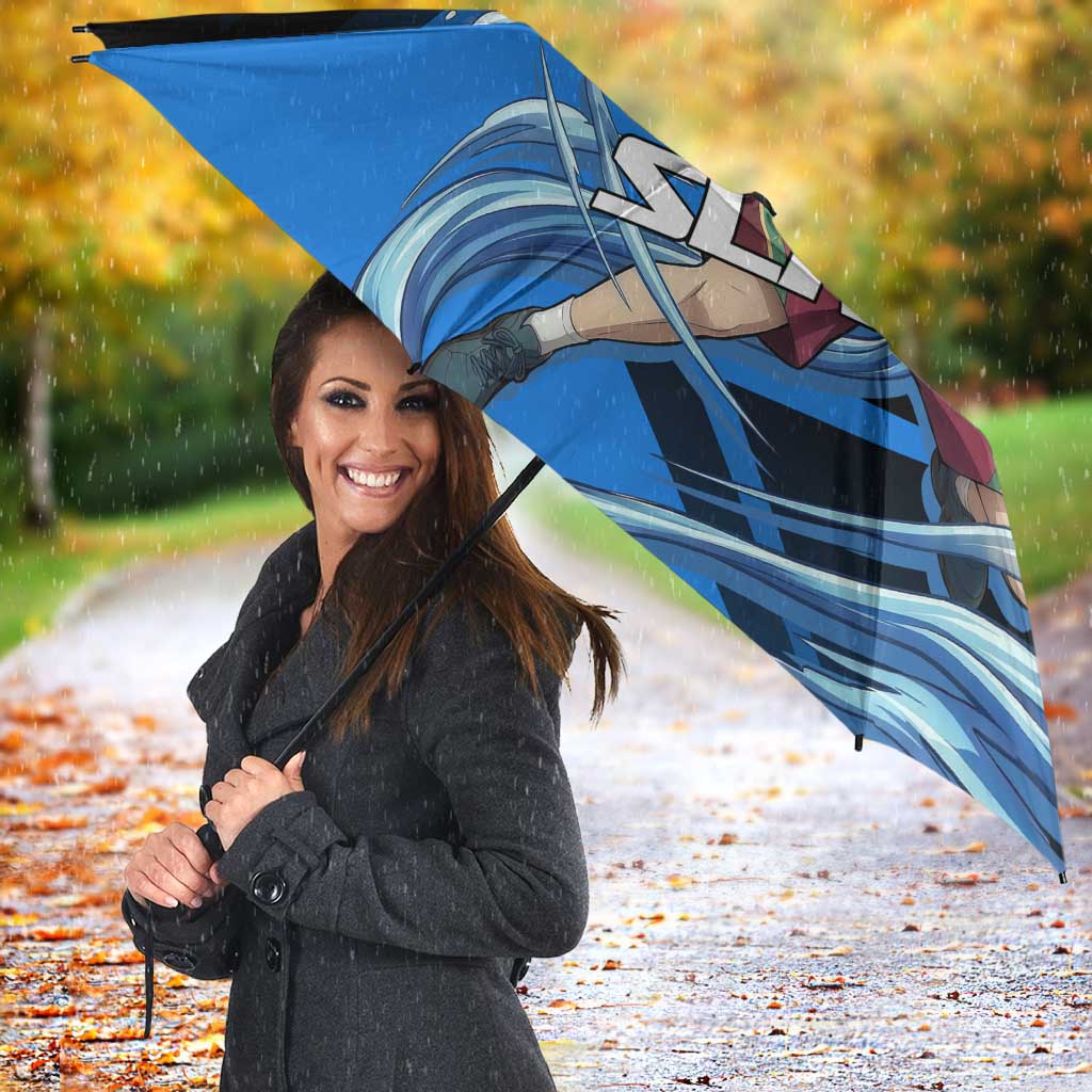 Giyuu Tomioka Water Serve Umbrella Sporty Anime Mashup Style