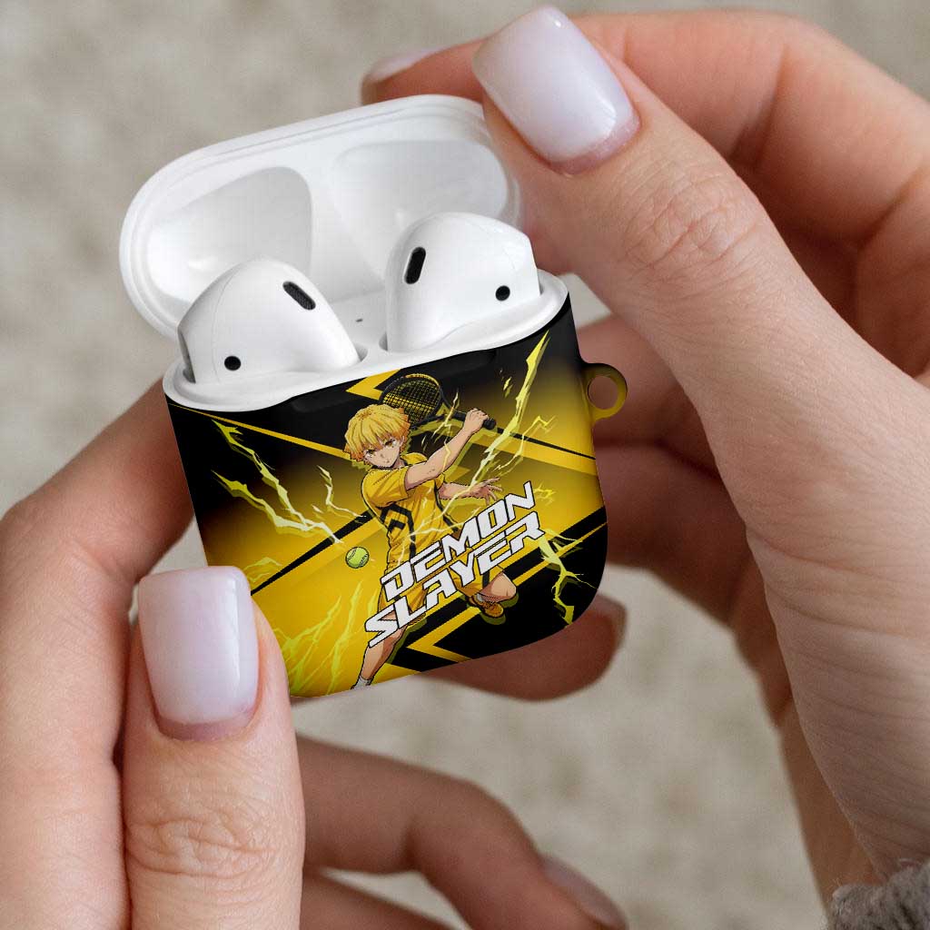 Zenitsu Agatsuma Thunder Smash AirPods Case Sporty Anime Mashup Style