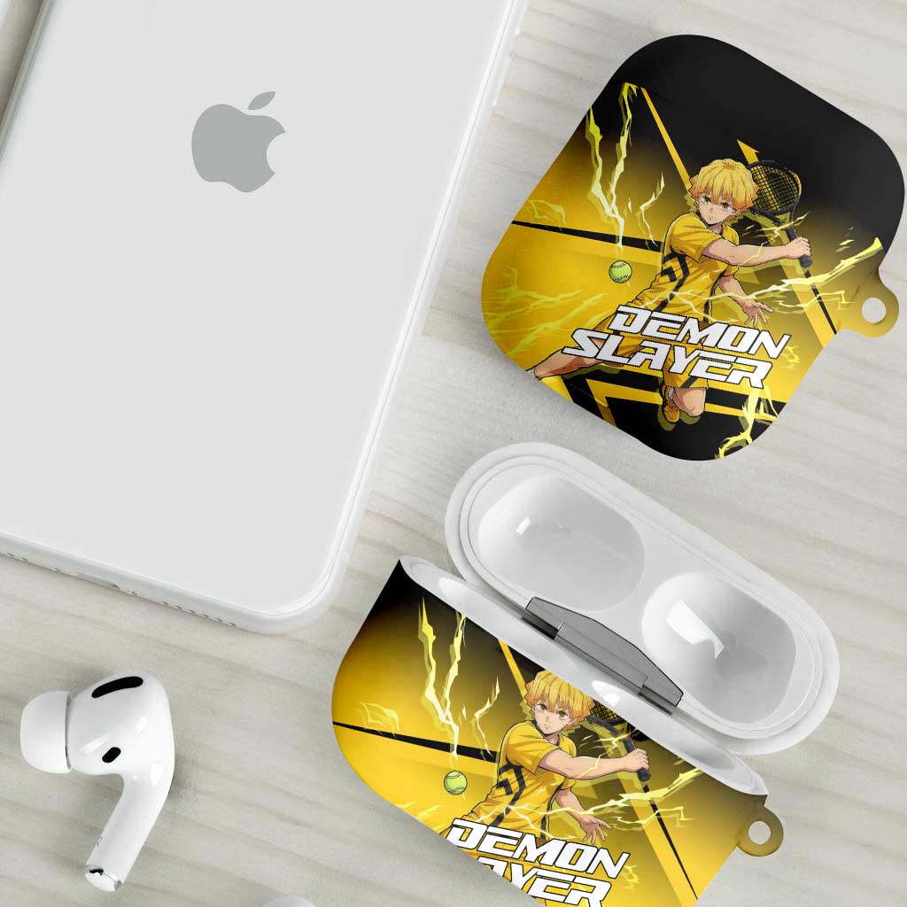 Zenitsu Agatsuma Thunder Smash AirPods Case Sporty Anime Mashup Style