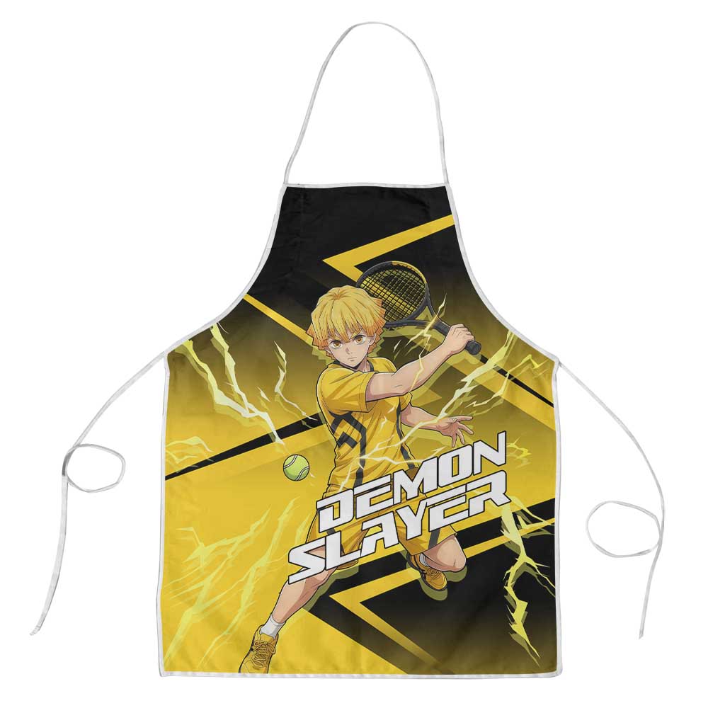 Zenitsu Agatsuma Thunder Smash Apron Sporty Anime Mashup Style