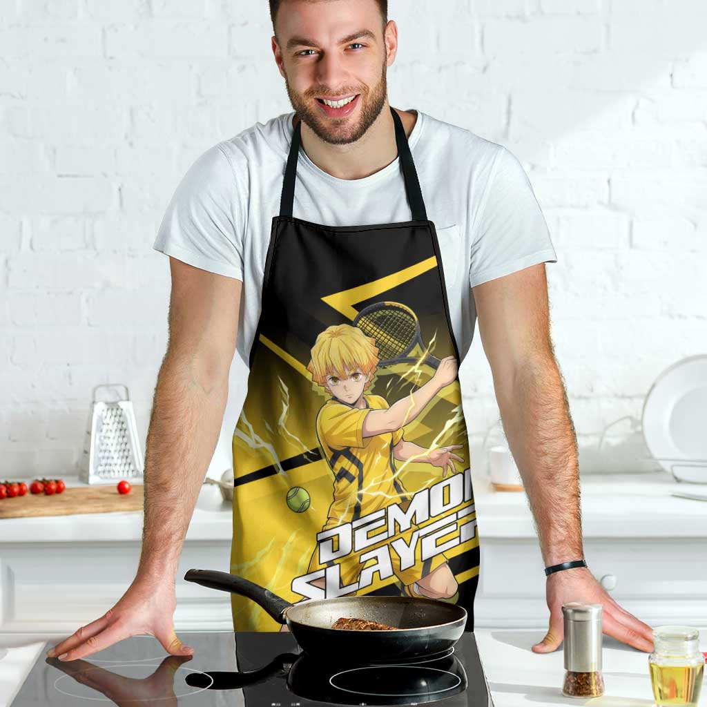 Zenitsu Agatsuma Thunder Smash Apron Sporty Anime Mashup Style