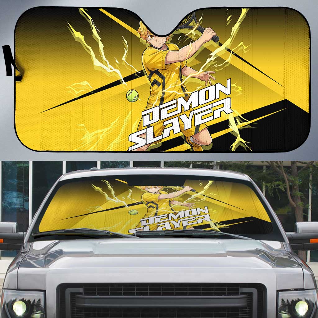 Zenitsu Agatsuma Thunder Smash Auto Sun Shade Sporty Anime Mashup Style