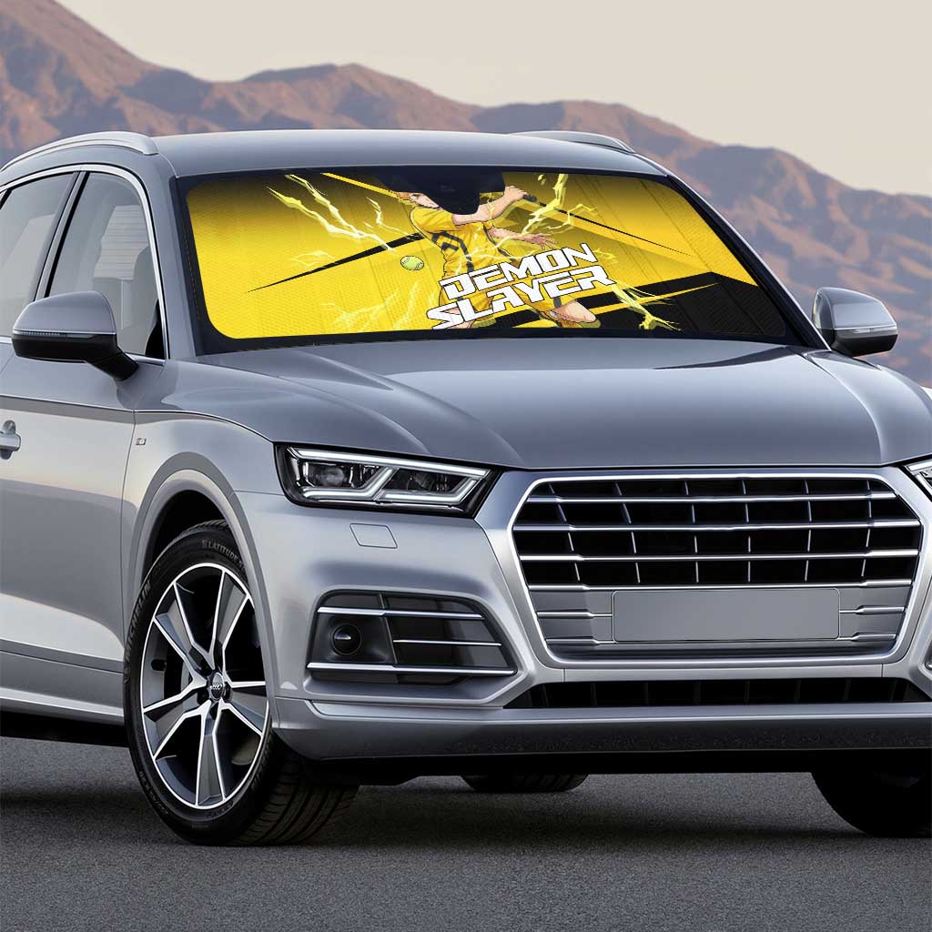Zenitsu Agatsuma Thunder Smash Auto Sun Shade Sporty Anime Mashup Style