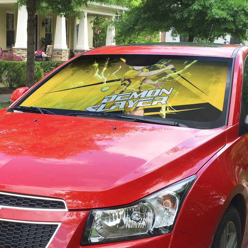 Zenitsu Agatsuma Thunder Smash Auto Sun Shade Sporty Anime Mashup Style