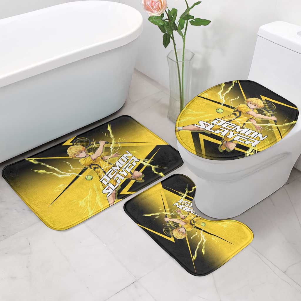 Zenitsu Agatsuma Thunder Smash Bathroom Set Sporty Anime Mashup Style