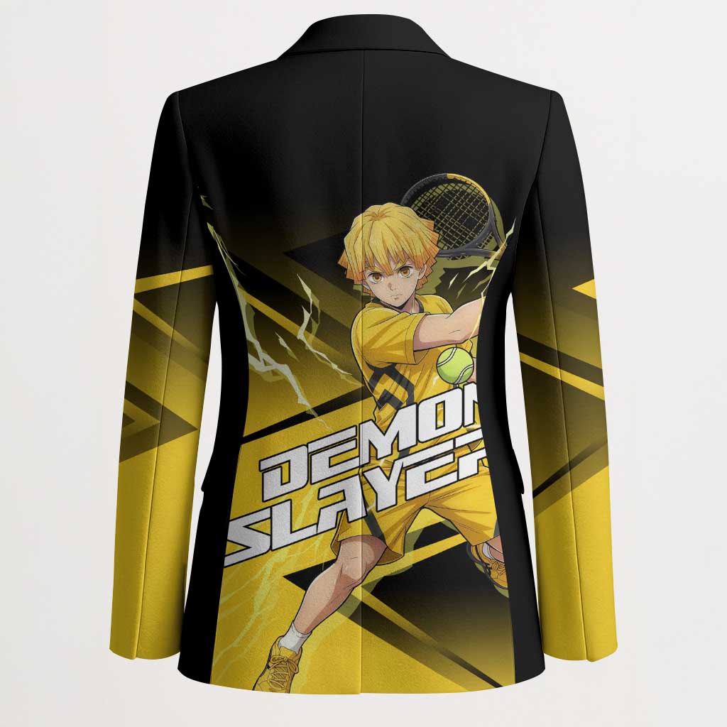 Zenitsu Agatsuma Thunder Smash Blazer Sporty Anime Mashup Style