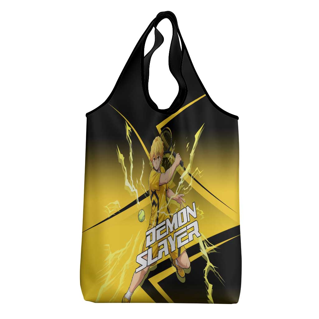 Zenitsu Agatsuma Thunder Smash Grocery Bag Sporty Anime Mashup Style