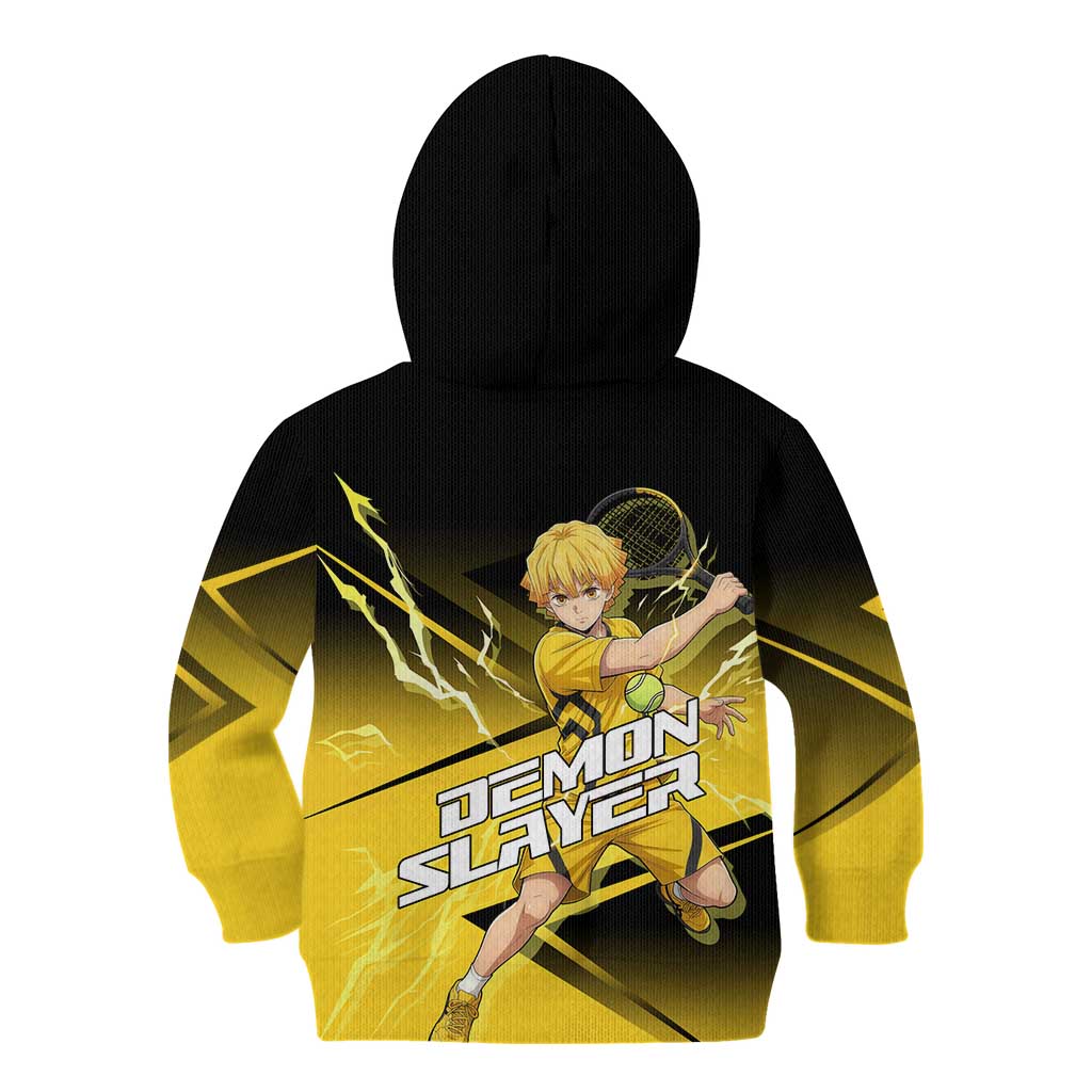 Zenitsu Agatsuma Thunder Smash Kid Hoodie Sporty Anime Mashup Style