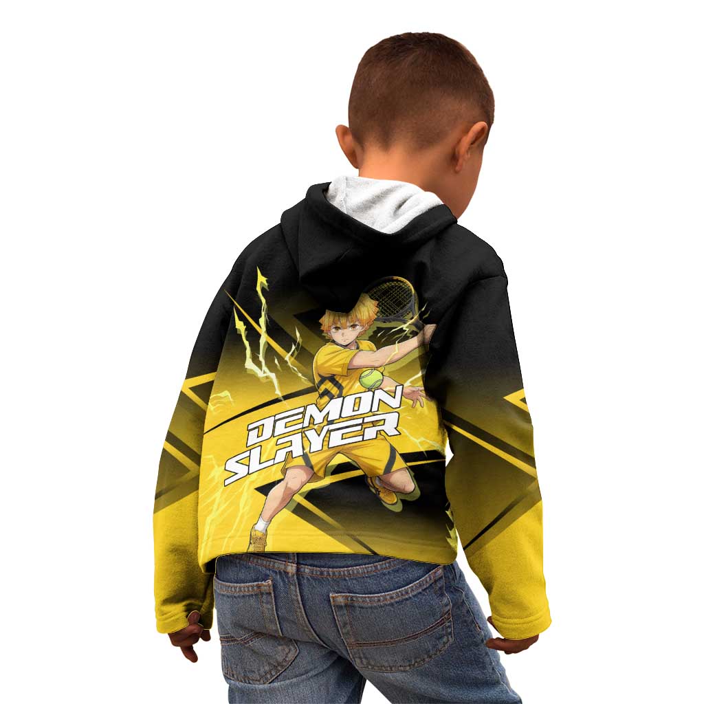 Zenitsu Agatsuma Thunder Smash Kid Hoodie Sporty Anime Mashup Style