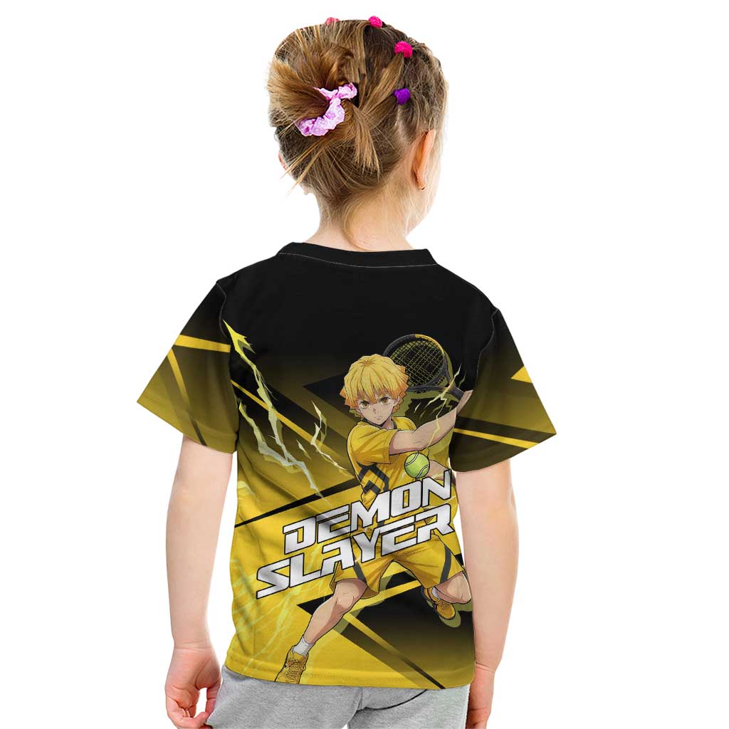 Zenitsu Agatsuma Thunder Smash Kid T Shirt Sporty Anime Mashup Style