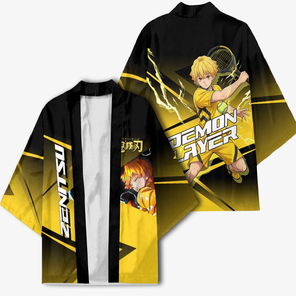 Zenitsu Agatsuma Thunder Smash Kimono Sporty Anime Mashup Style
