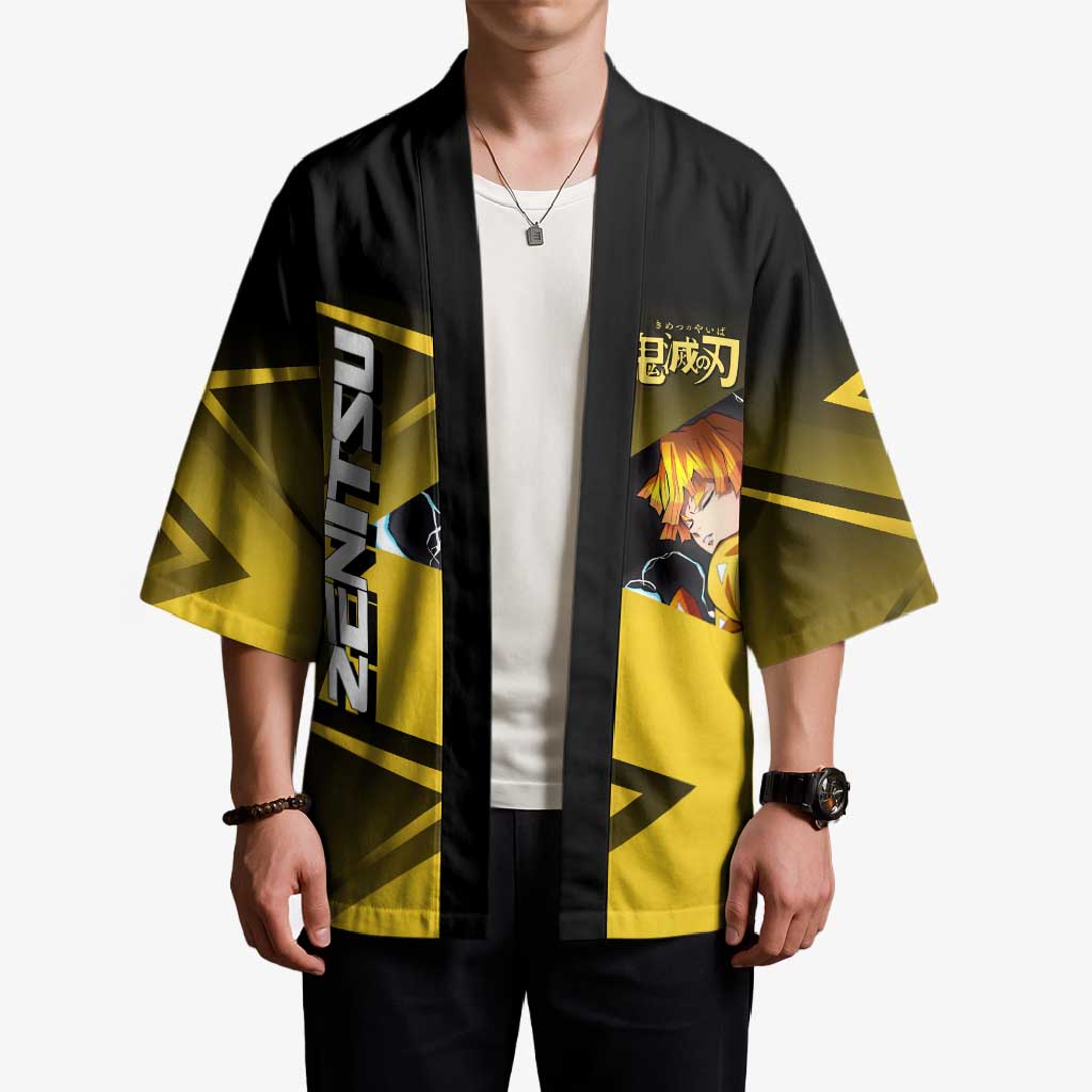 Zenitsu Agatsuma Thunder Smash Kimono Sporty Anime Mashup Style