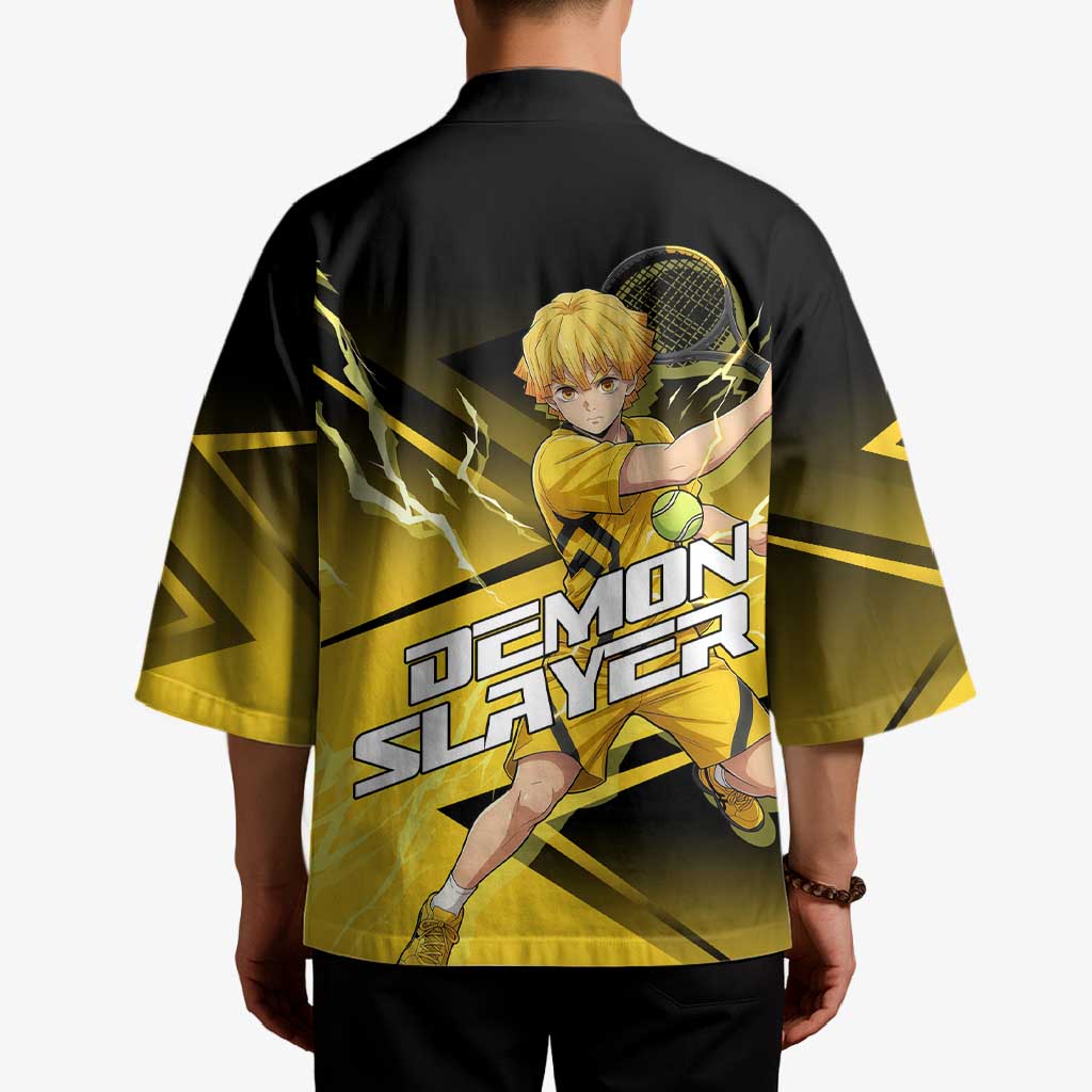 Zenitsu Agatsuma Thunder Smash Kimono Sporty Anime Mashup Style