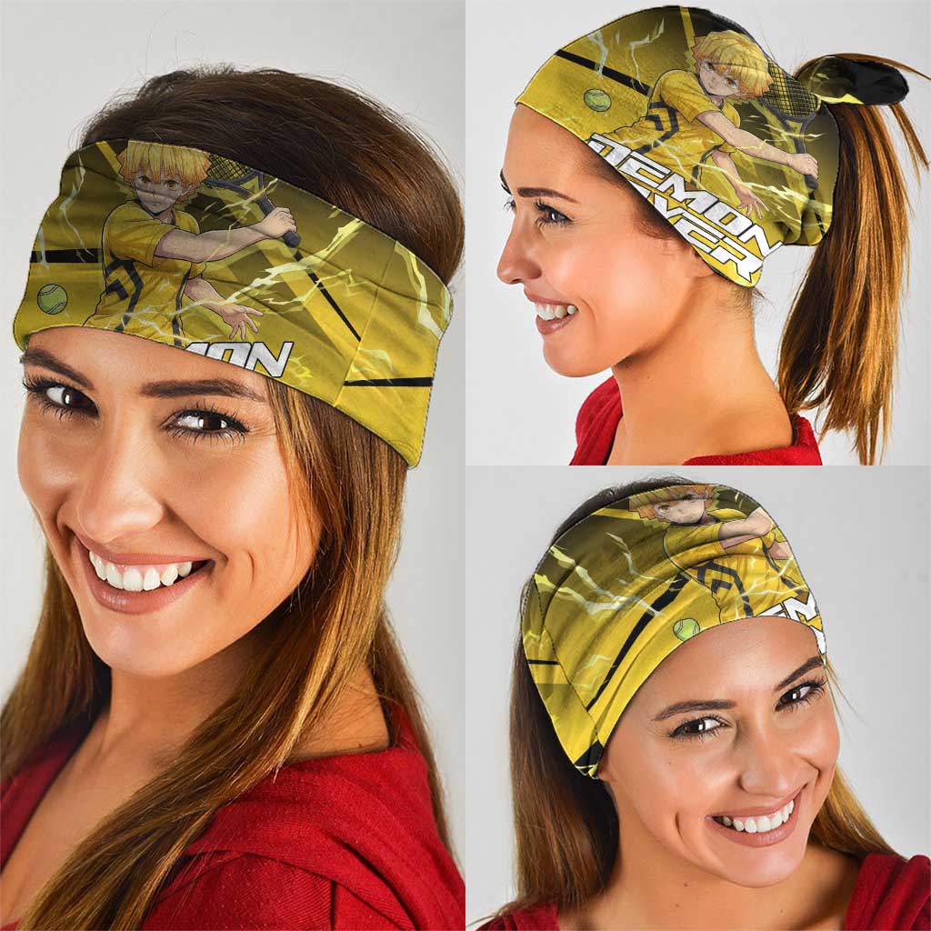 Zenitsu Agatsuma Thunder Smash Neck Gaiter Sporty Anime Mashup Style