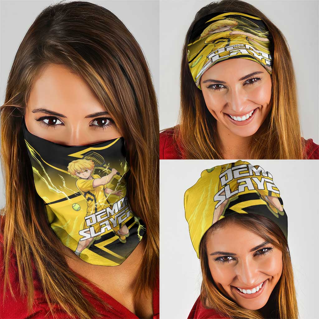 Zenitsu Agatsuma Thunder Smash Neck Gaiter Sporty Anime Mashup Style
