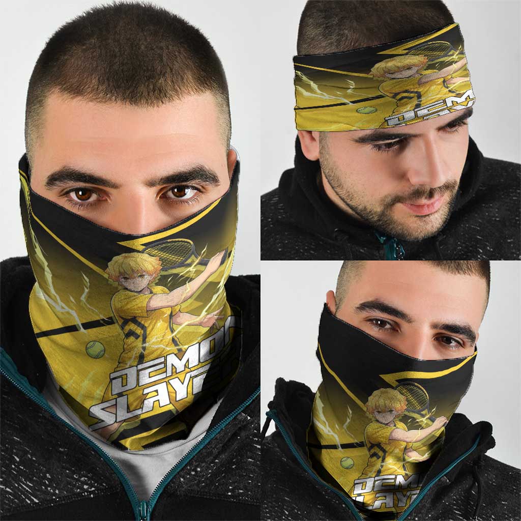 Zenitsu Agatsuma Thunder Smash Neck Gaiter Sporty Anime Mashup Style