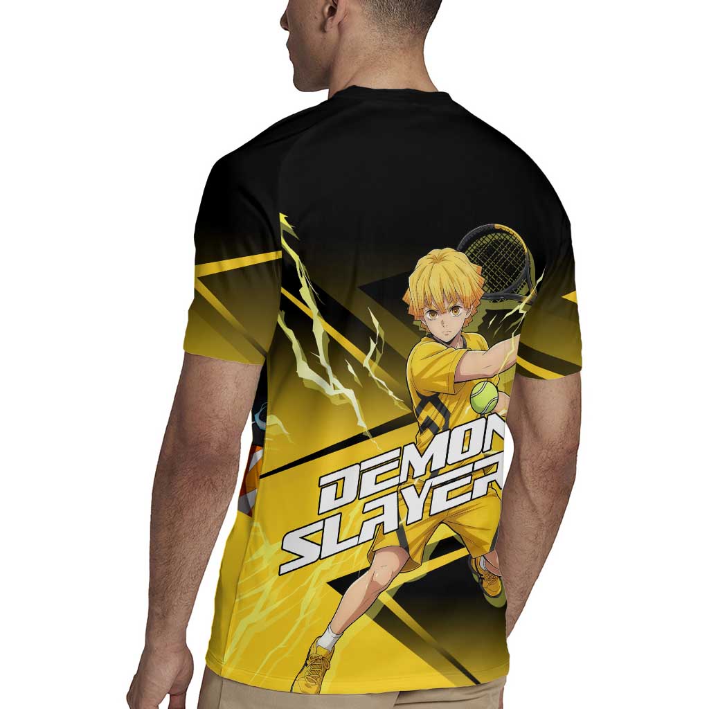 Zenitsu Agatsuma Thunder Smash Rugby Jersey Sporty Anime Mashup Style