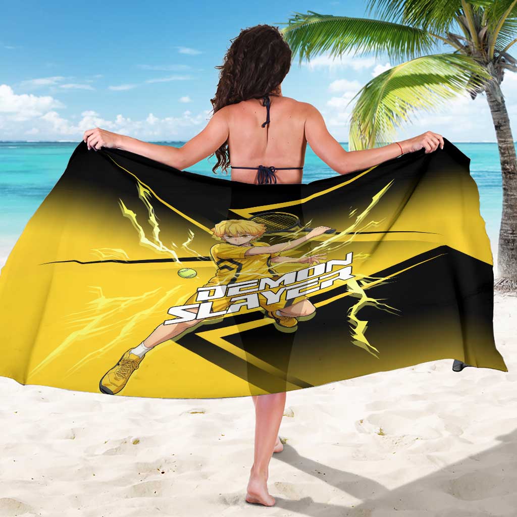 Zenitsu Agatsuma Thunder Smash Sarong Sporty Anime Mashup Style