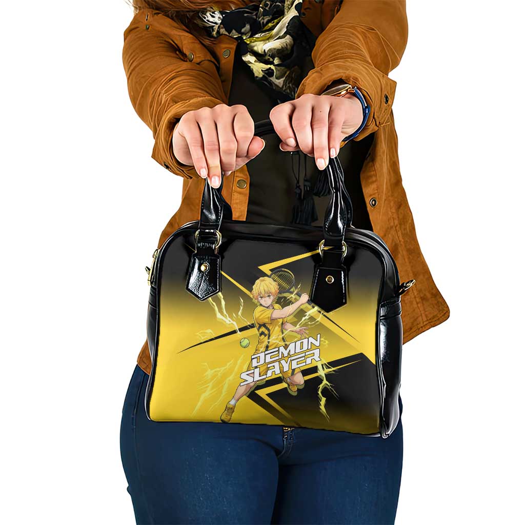 Zenitsu Agatsuma Thunder Smash Shoulder Handbag Sporty Anime Mashup Style