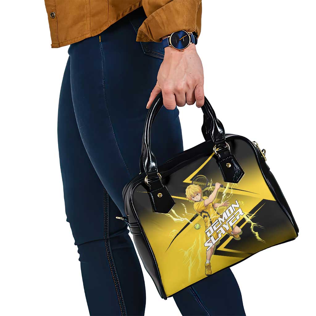 Zenitsu Agatsuma Thunder Smash Shoulder Handbag Sporty Anime Mashup Style