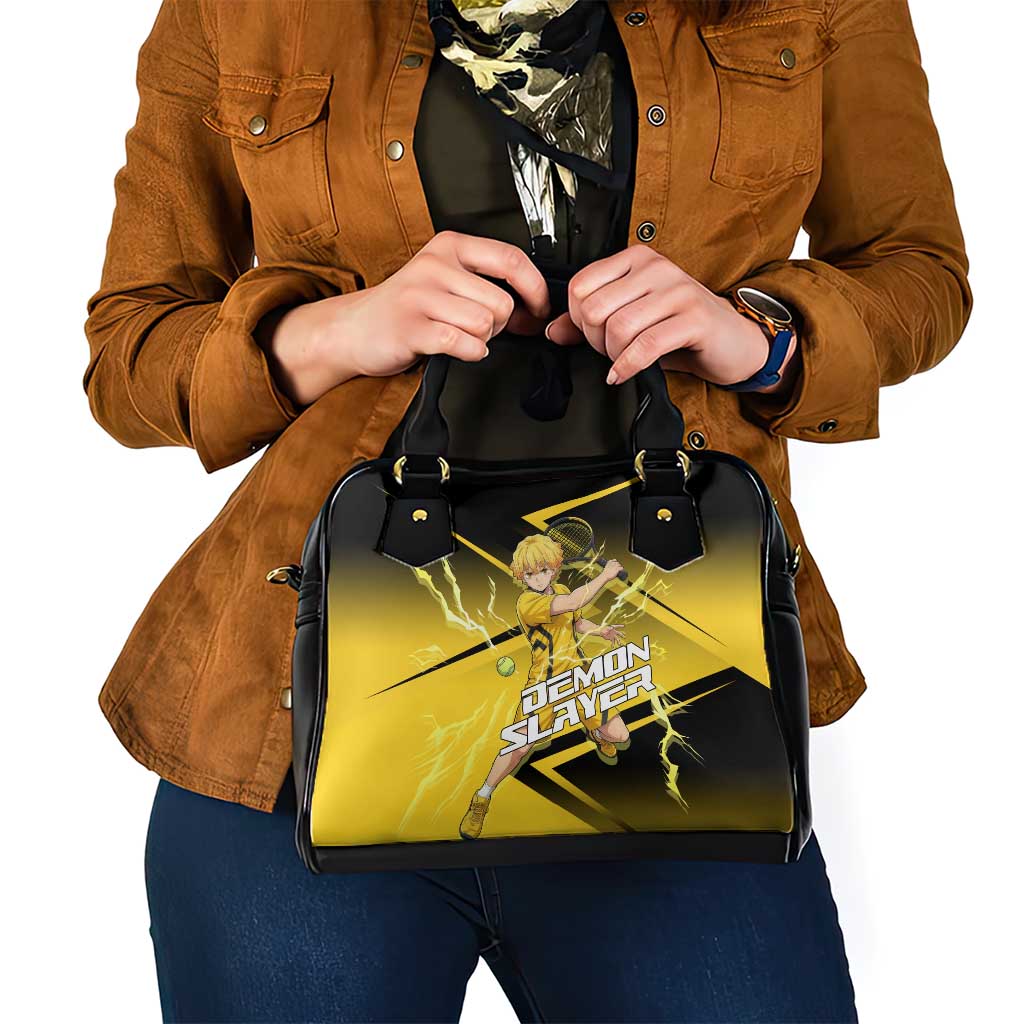 Zenitsu Agatsuma Thunder Smash Shoulder Handbag Sporty Anime Mashup Style