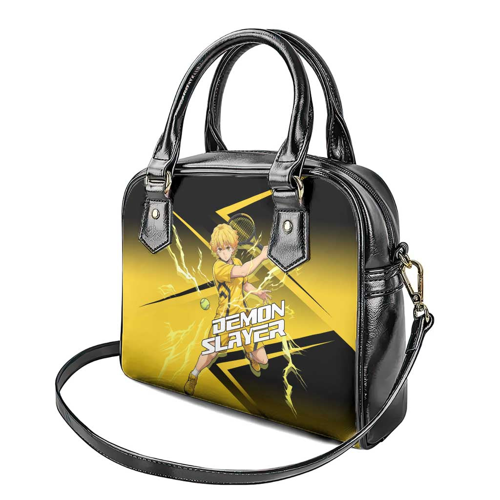 Zenitsu Agatsuma Thunder Smash Shoulder Handbag Sporty Anime Mashup Style