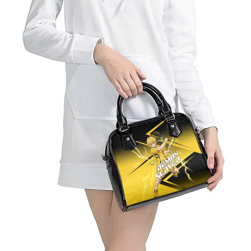 Zenitsu Agatsuma Thunder Smash Shoulder Handbag Sporty Anime Mashup Style