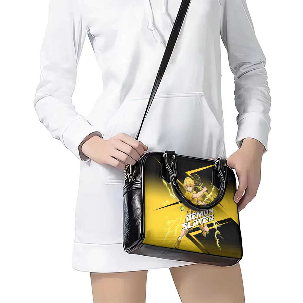 Zenitsu Agatsuma Thunder Smash Shoulder Handbag Sporty Anime Mashup Style