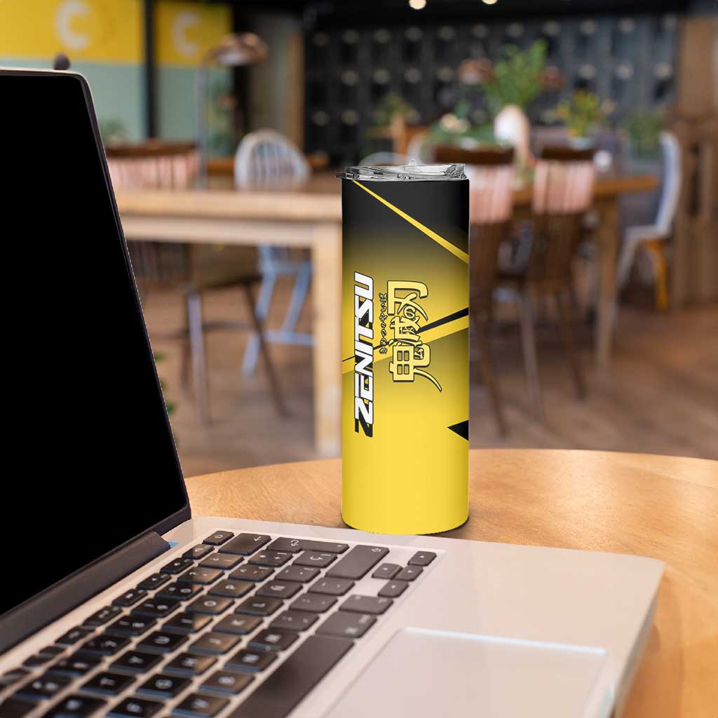Zenitsu Agatsuma Thunder Smash Skinny Tumbler Sporty Anime Mashup Style