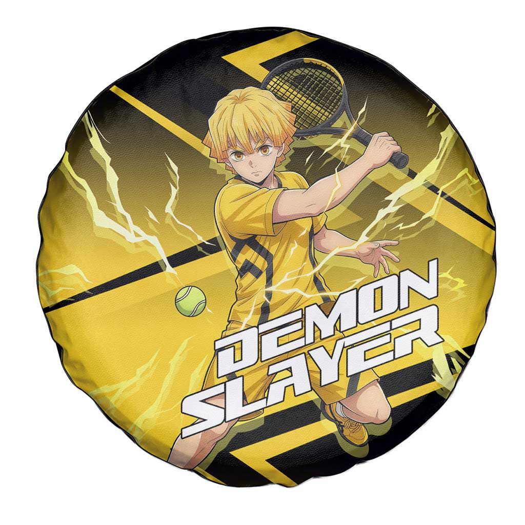 Zenitsu Agatsuma Thunder Smash Spare Tire Cover Sporty Anime Mashup Style