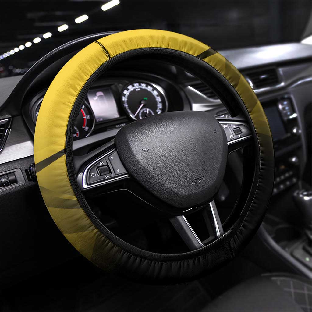 Zenitsu Agatsuma Thunder Smash Steering Wheel Cover Sporty Anime Mashup Style