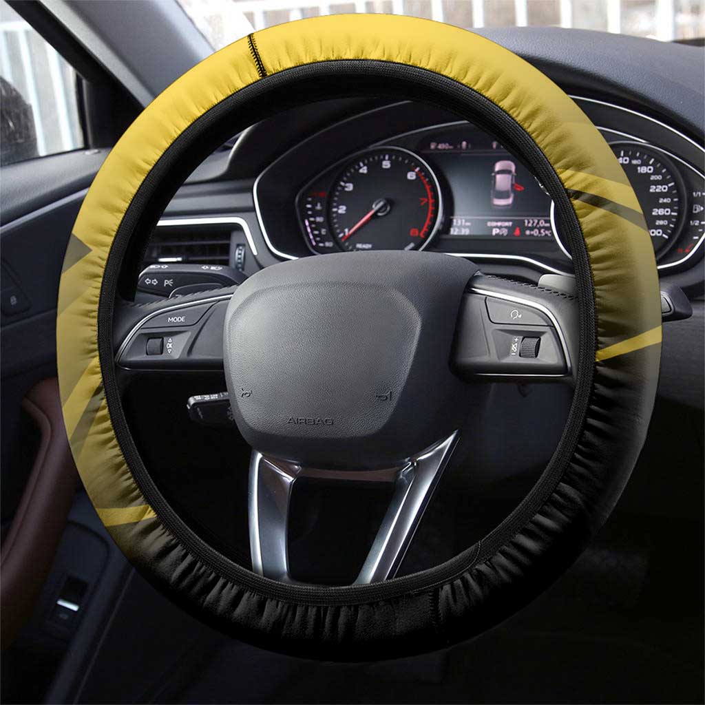 Zenitsu Agatsuma Thunder Smash Steering Wheel Cover Sporty Anime Mashup Style