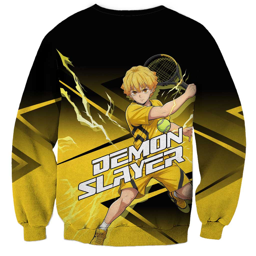 Zenitsu Agatsuma Thunder Smash Sweatshirt Sporty Anime Mashup Style