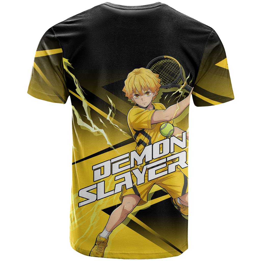 Zenitsu Agatsuma Thunder Smash T Shirt Sporty Anime Mashup Style