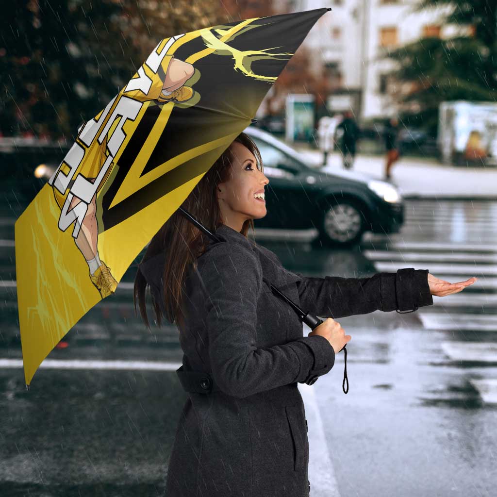 Zenitsu Agatsuma Thunder Smash Umbrella Sporty Anime Mashup Style