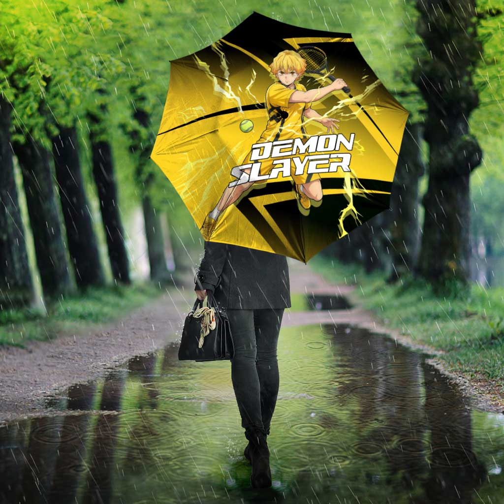 Zenitsu Agatsuma Thunder Smash Umbrella Sporty Anime Mashup Style