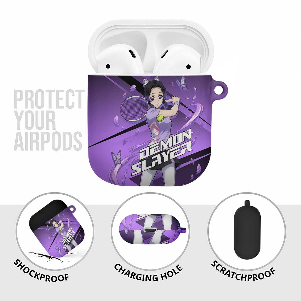 Shinobu Kocho Insect Rally AirPods Case Sporty Anime Mashup Style