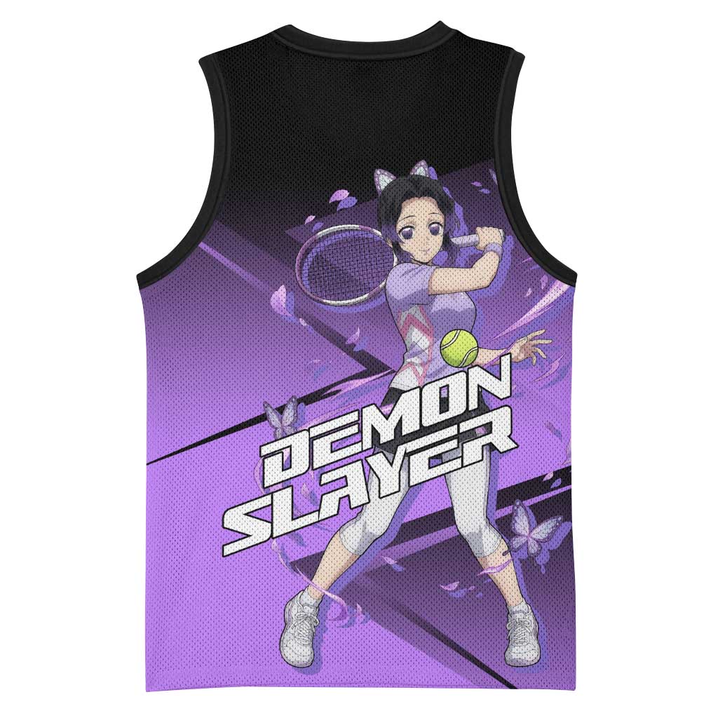 Shinobu Kocho Insect Rally Basketball Jersey Sporty Anime Mashup Style
