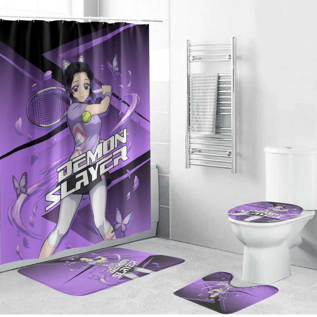 Shinobu Kocho Insect Rally Bathroom Set Sporty Anime Mashup Style