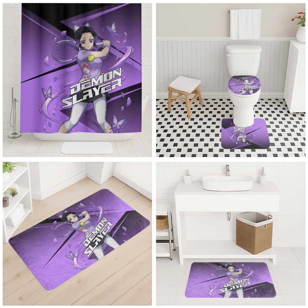 Shinobu Kocho Insect Rally Bathroom Set Sporty Anime Mashup Style