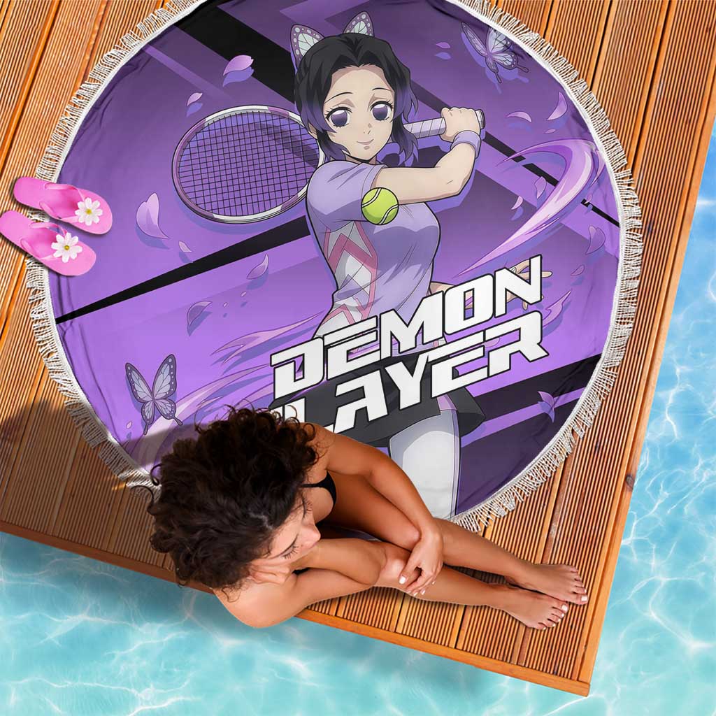 Shinobu Kocho Insect Rally Beach Blanket Sporty Anime Mashup Style