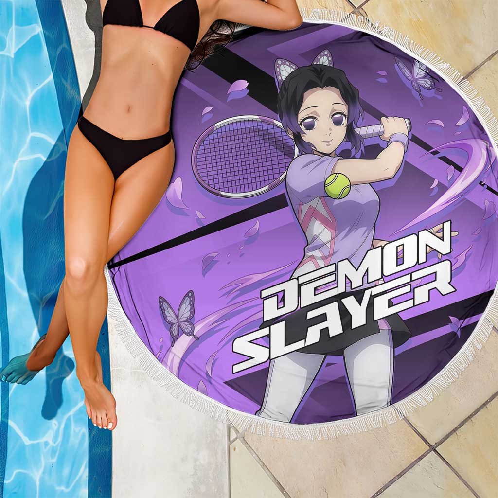 Shinobu Kocho Insect Rally Beach Blanket Sporty Anime Mashup Style