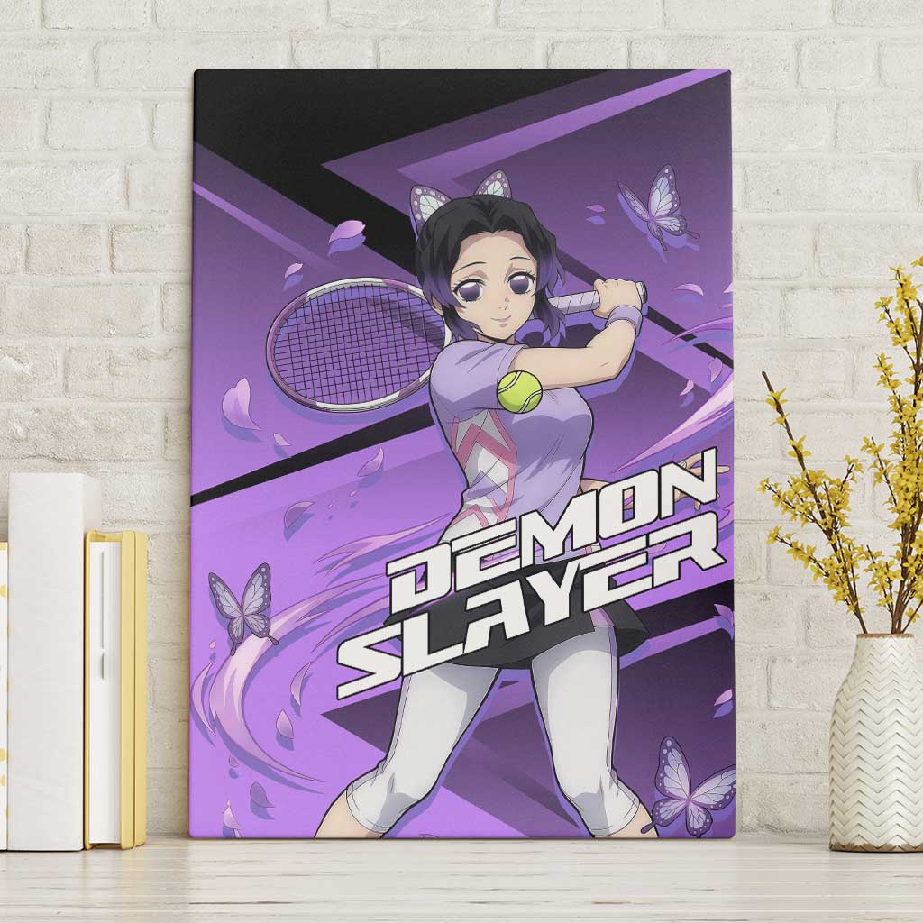 Shinobu Kocho Insect Rally Canvas Wall Art Sporty Anime Mashup Style